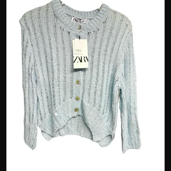 🩵OPEN KNIT CARDIGAN - Picture 12 of 13